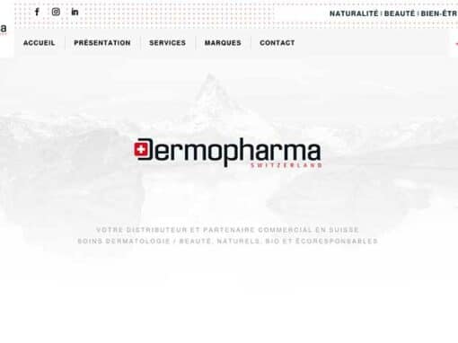 Site Vitrine Dermopharma